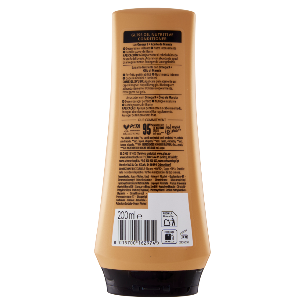 Gliss Oil Nutritive Balsamo Nutriente 200 ml