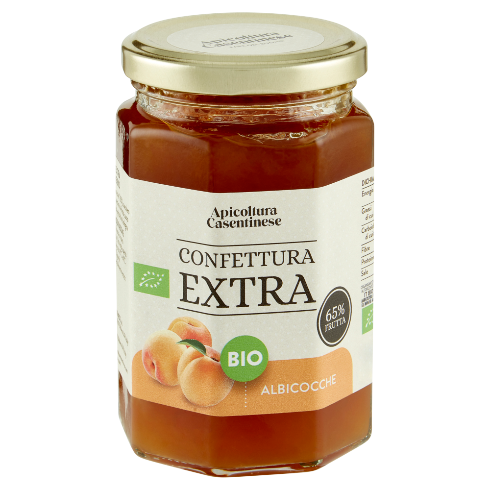Apicoltura Casentinese Confettura Extra Bio Albicocche 330 g