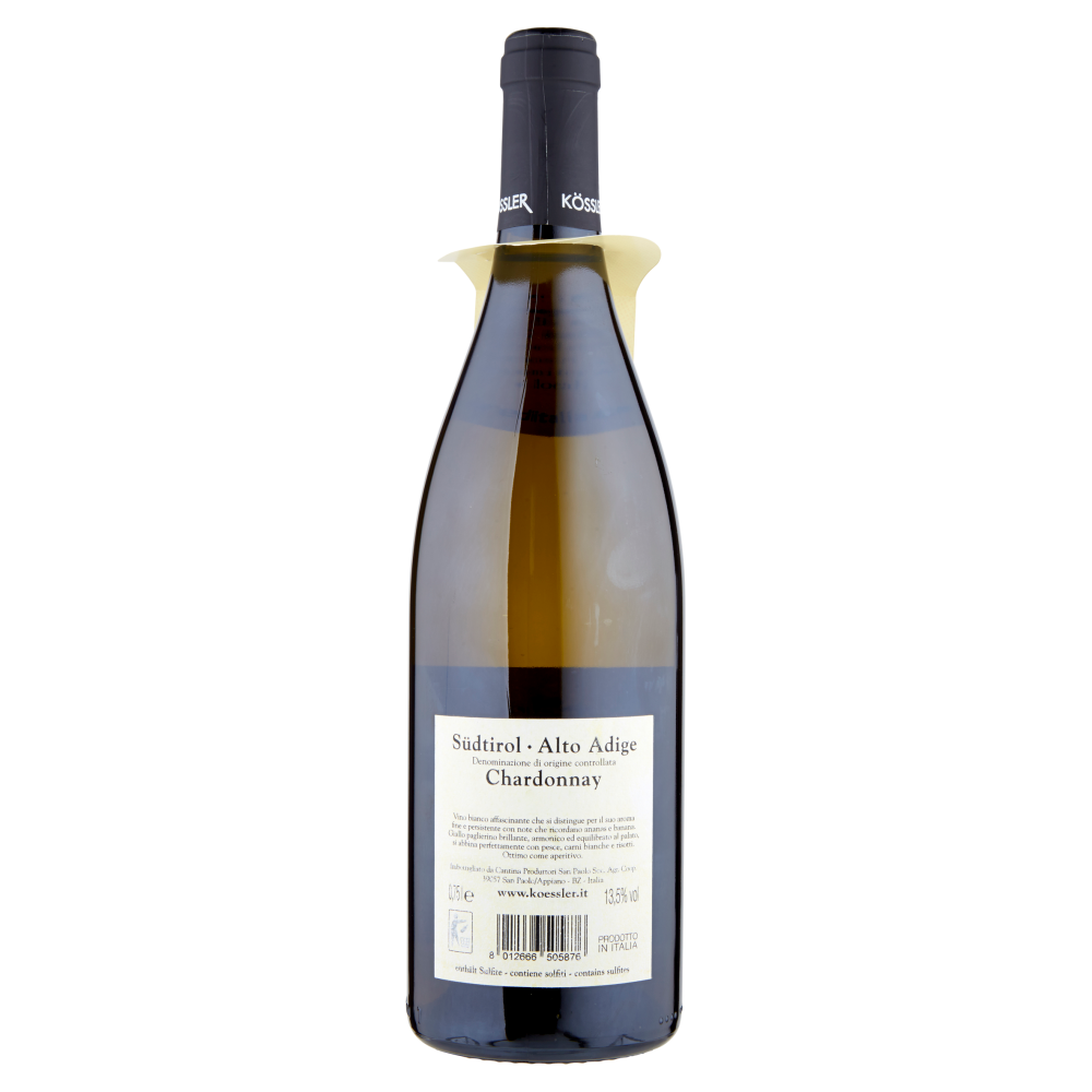 Terre d'Italia Kössler Alto Adige DOC Chardonnay 0,75 l