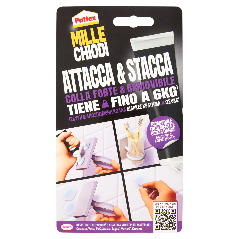 PATTEX Millechiodi Attacca & Stacca 44 g