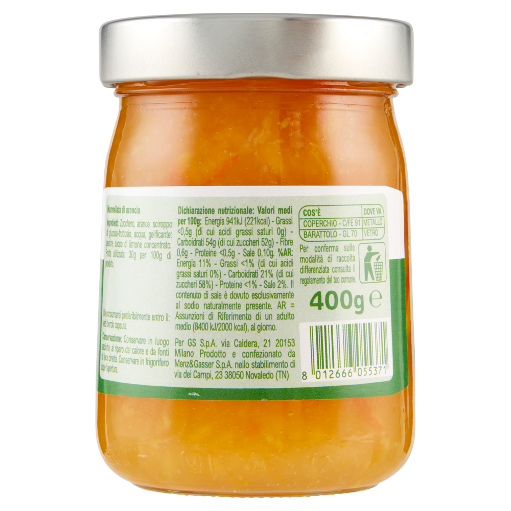 Carrefour Classic Marmellata di Arancia 400 g
