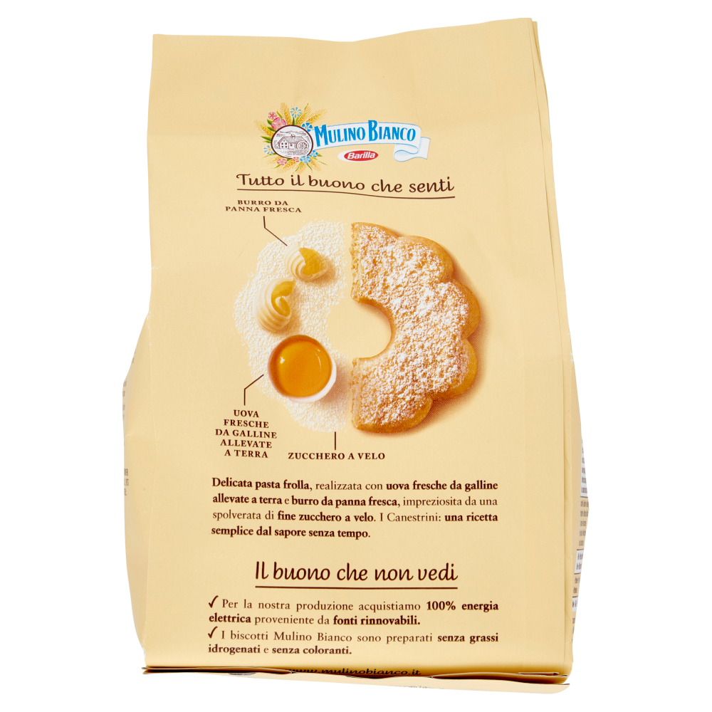 Mulino Bianco Canestrini Biscotti con Zucchero a Velo 200g