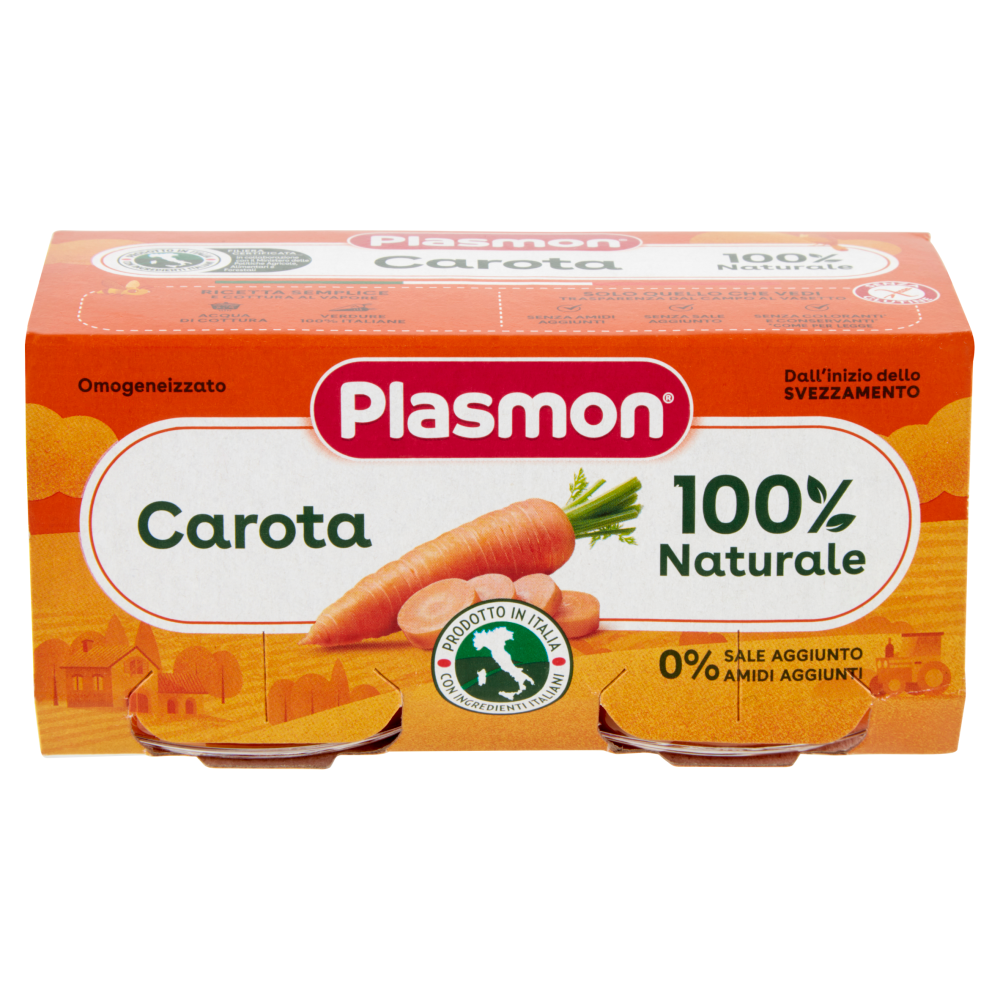Plasmon Omogeneizzato Carota 2 x 80 g