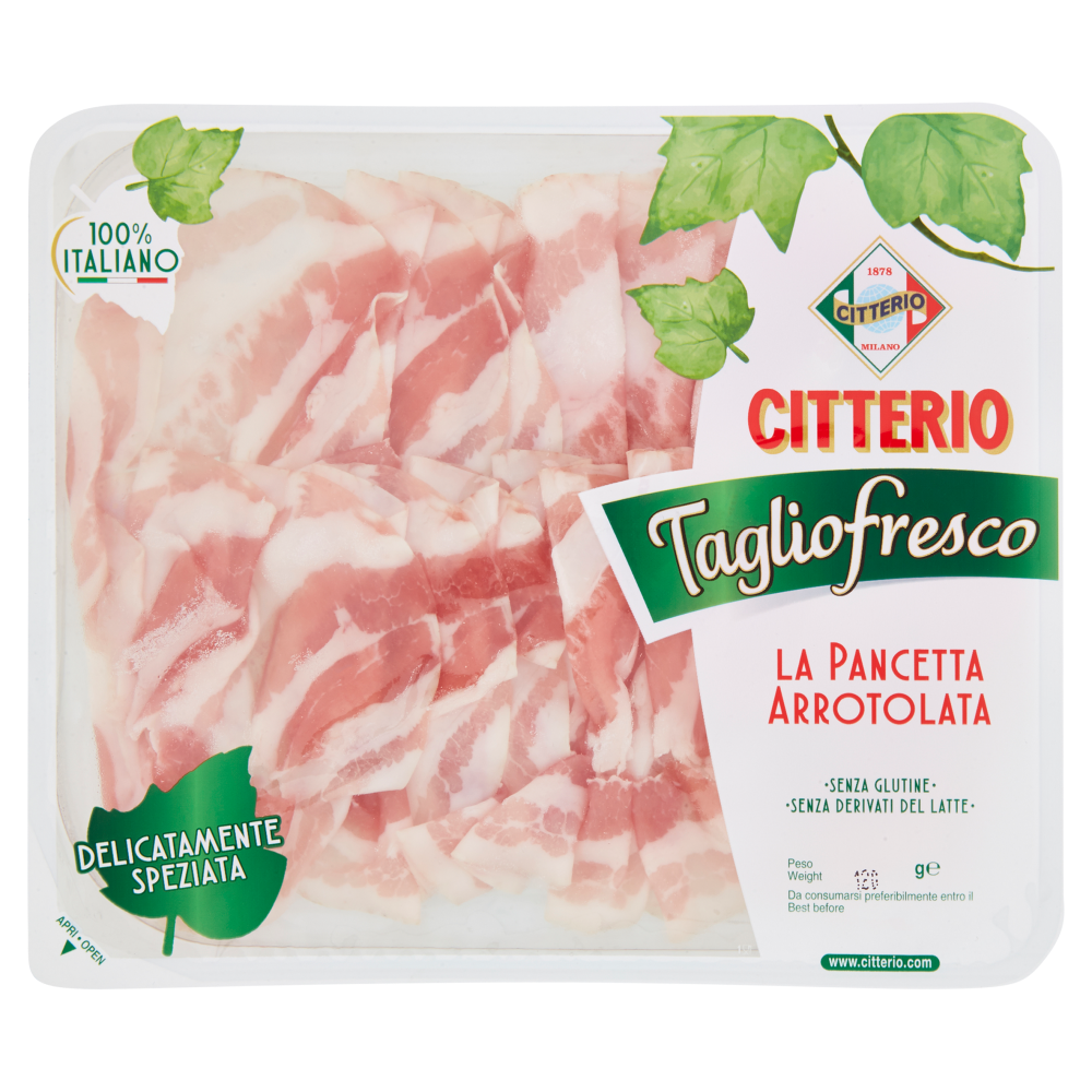 Citterio Tagliofresco la Pancetta Arrotolata 120 g Carrefour