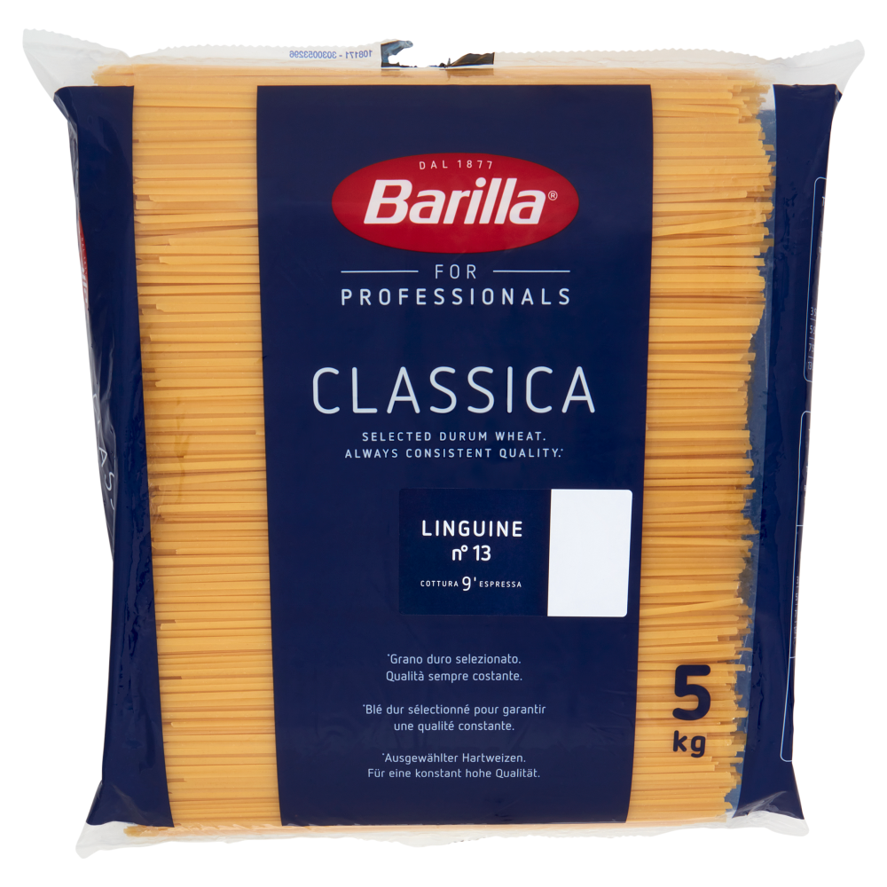Barilla for Professionals Linguine n&deg;13 Pasta Classica Lunga Catering Foodservice 5 kg
