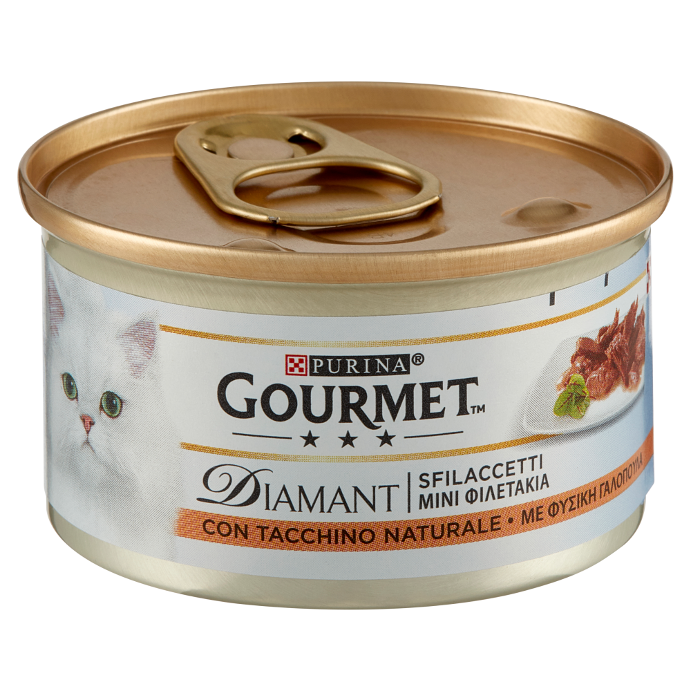 PURINA GOURMET Diamant Sfilaccetti con Tacchino Naturale 85 g