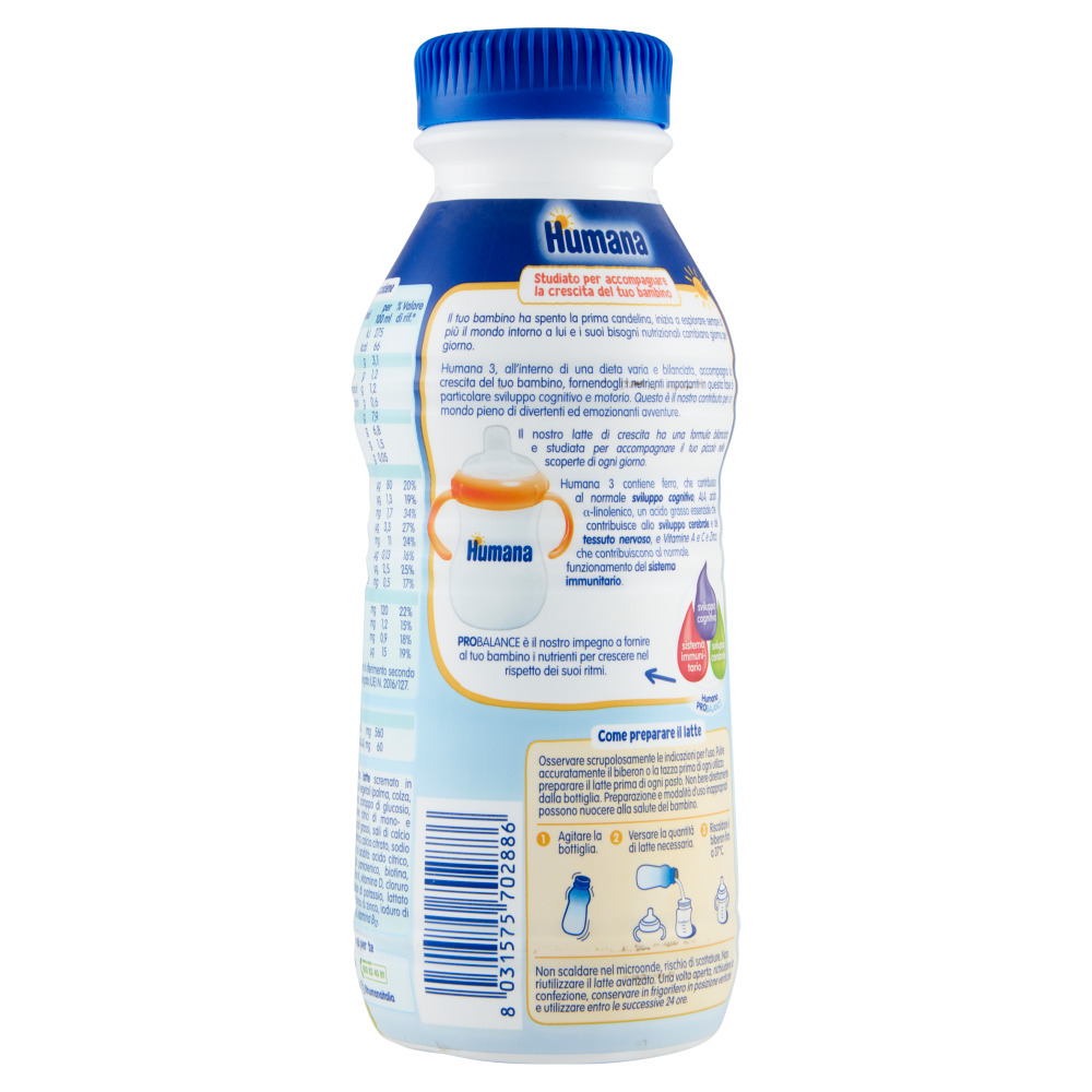 Humana Probalance Piccoli Eroi 3 Latte di crescita 470 ml