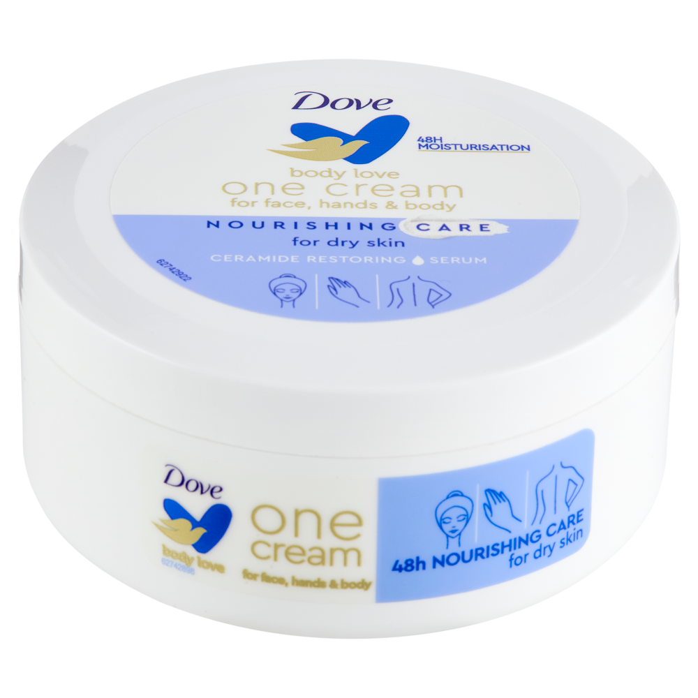 Dove body love one cream for face, hands & body Nourishing Care for dry skin 250 ml