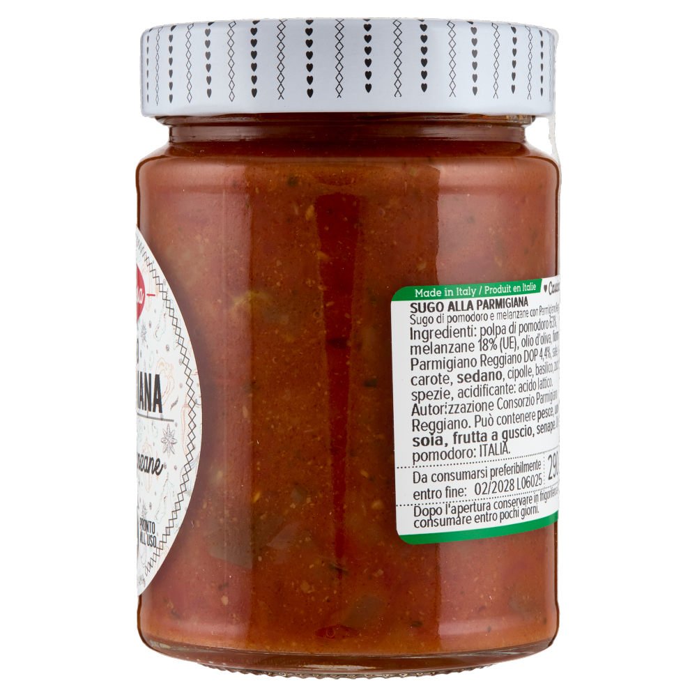 cascina San Cassiano La Dispensa Sugo Parmigiana con Melanzane 290 g