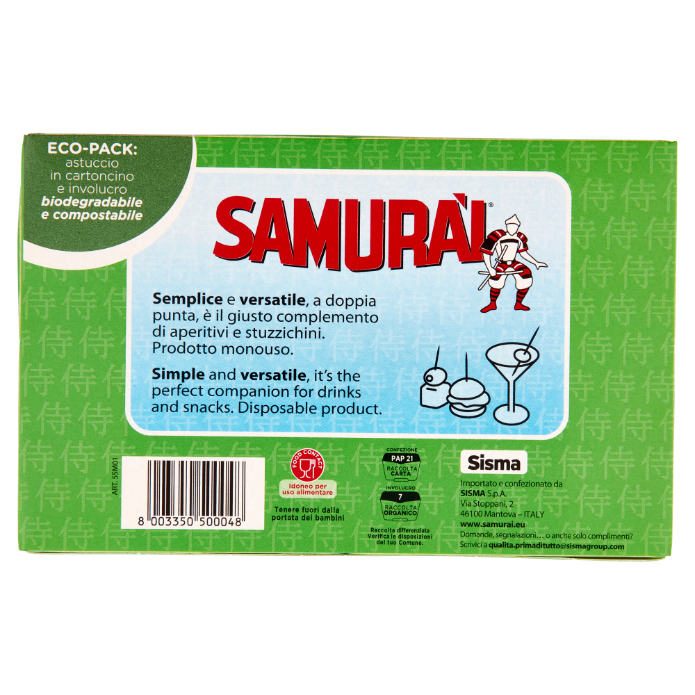 Samurài l'Originale stuzzicadenti 400 pz