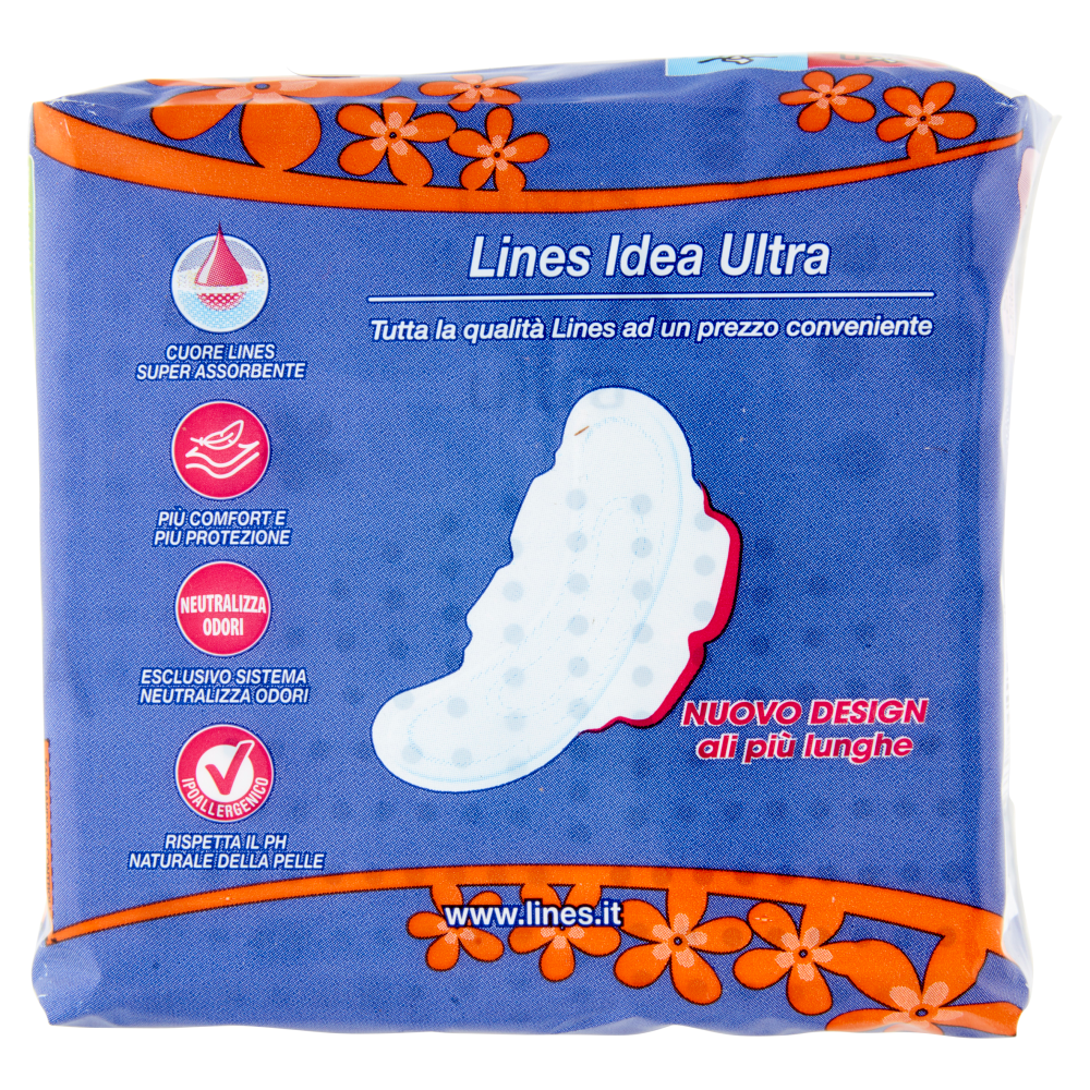 Lines Idea ultra notte con ali 10 pz