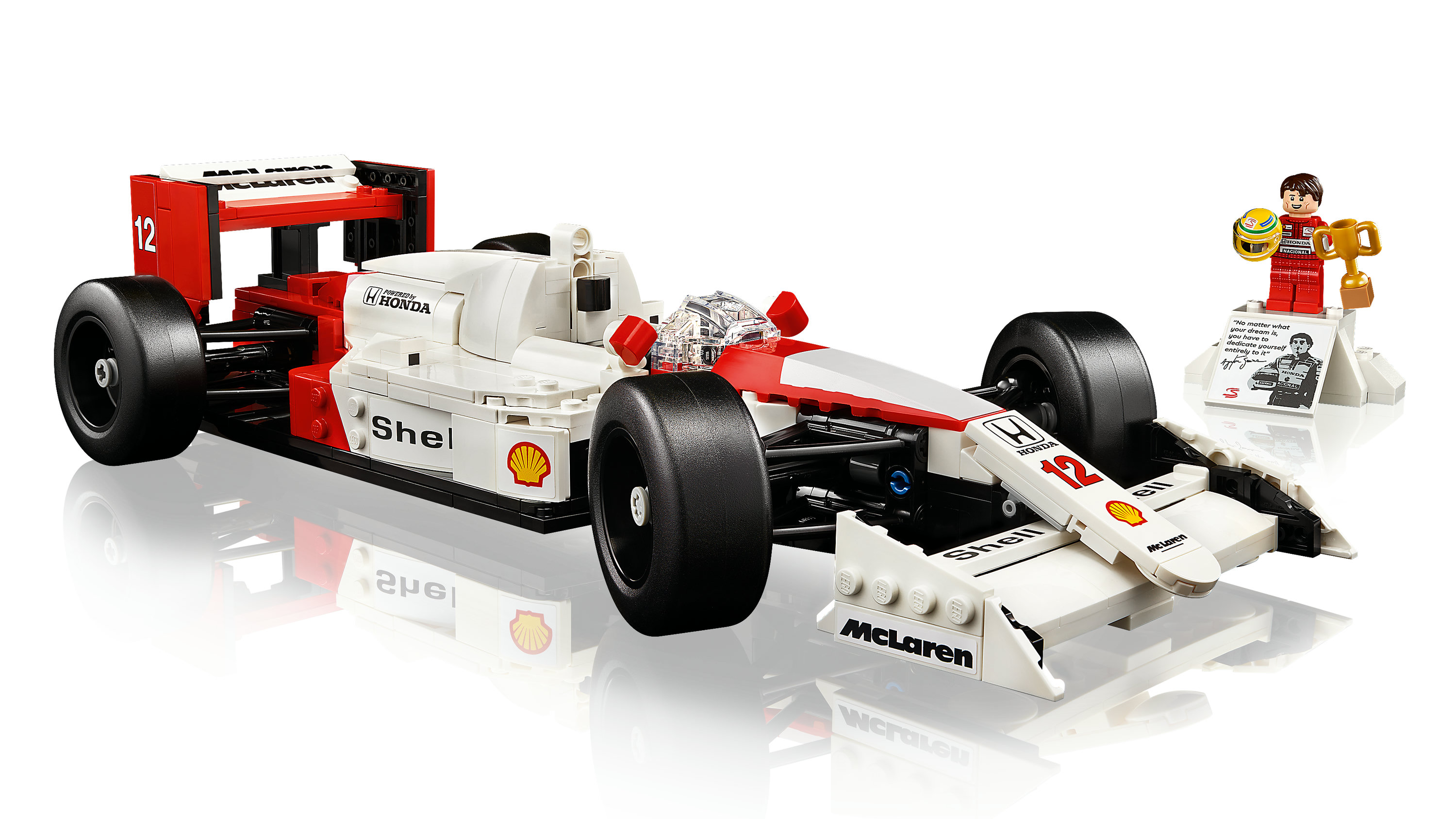 LEGO ICONS McLaren MP4/4 e Ayrton Senna