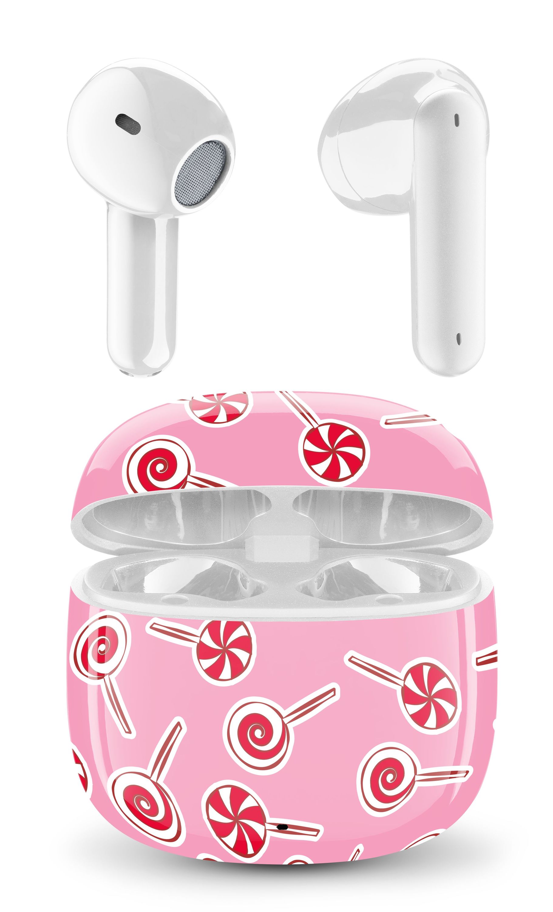 Music Sound Showy Auricolari Bluetooth TWS a capsula senza fili con custodia di ricarica in vari modelli e colori