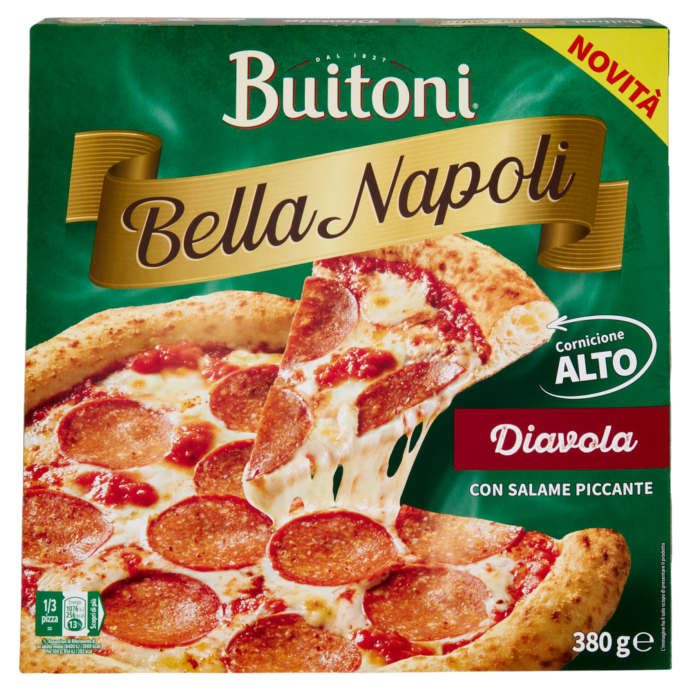 Buitoni Bella Napoli Diavola Pizza surgelata 380 g
