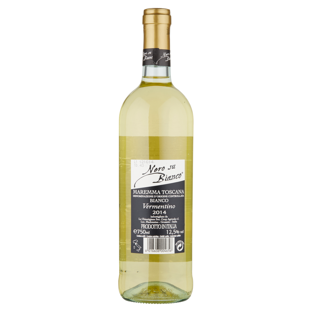 Le Chiantigiane Nero su Bianco Vermentino Maremma Toscana DOC 750 ml
