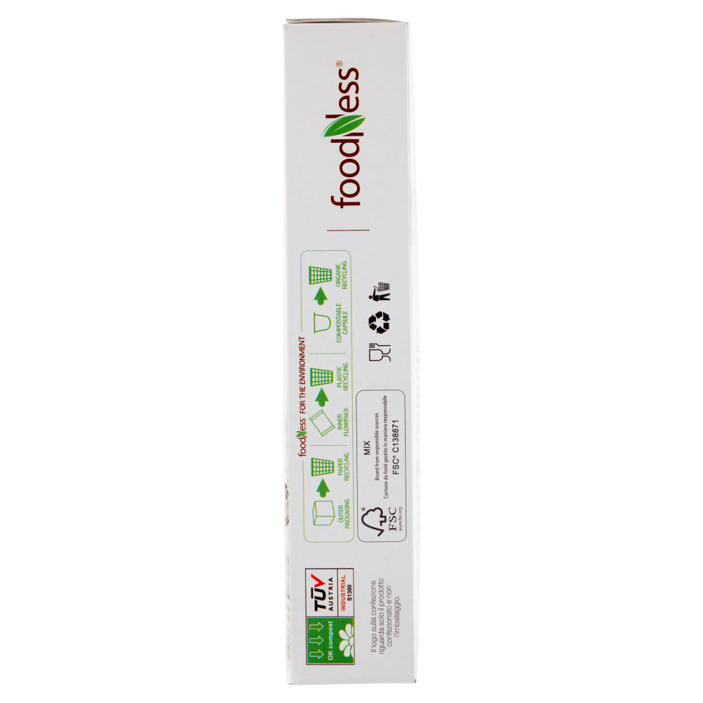 foodNess Caffè al Ginseng Amaro Compostabile Nespresso Compatibile 10 x 5,5 g