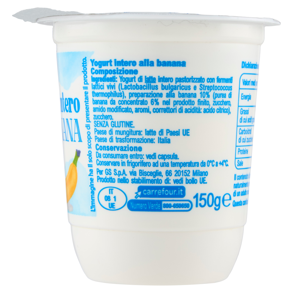 Simpl Yogurt intero alla Banana 150 g