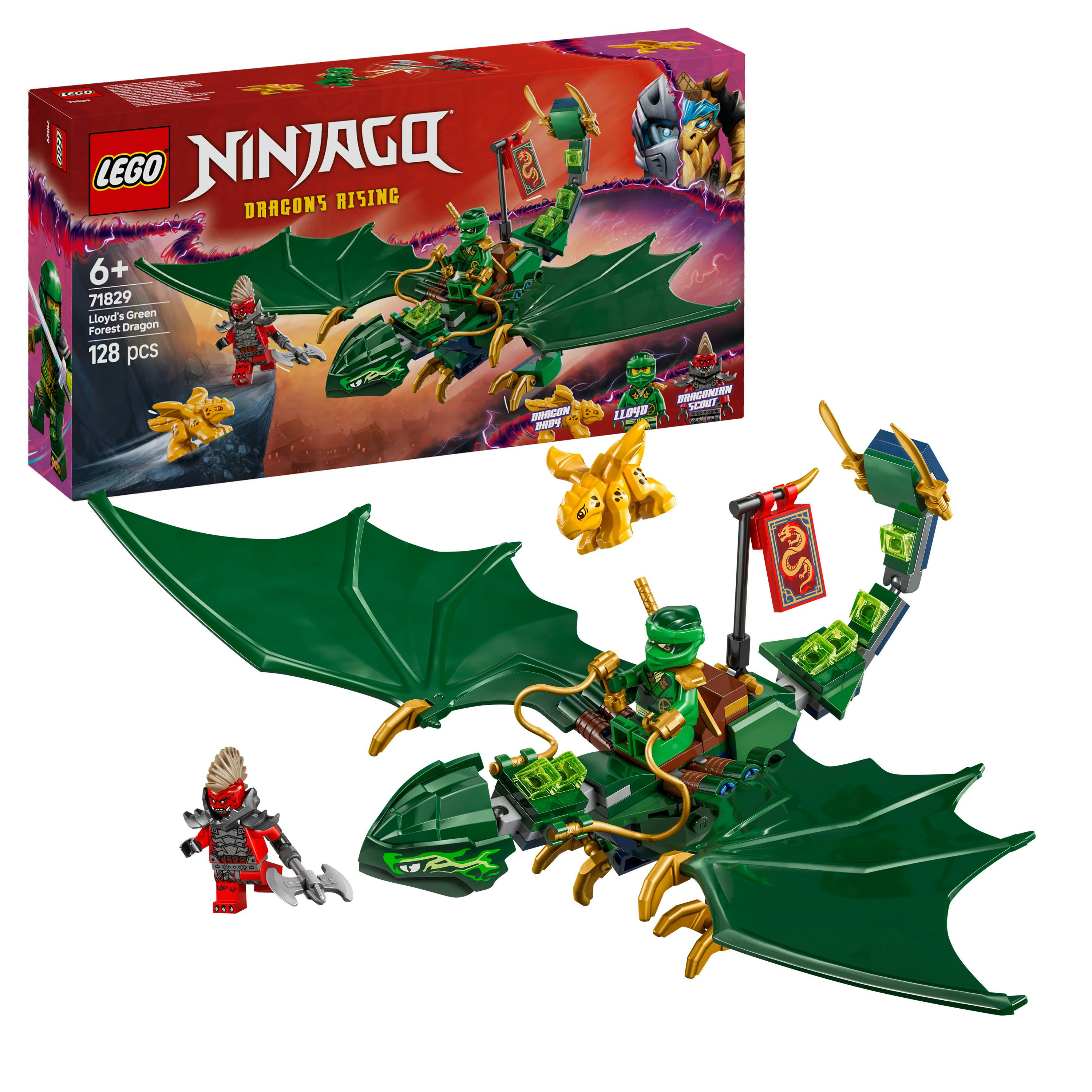 LEGO NINJAGO Drago della foresta verde di Lloyd