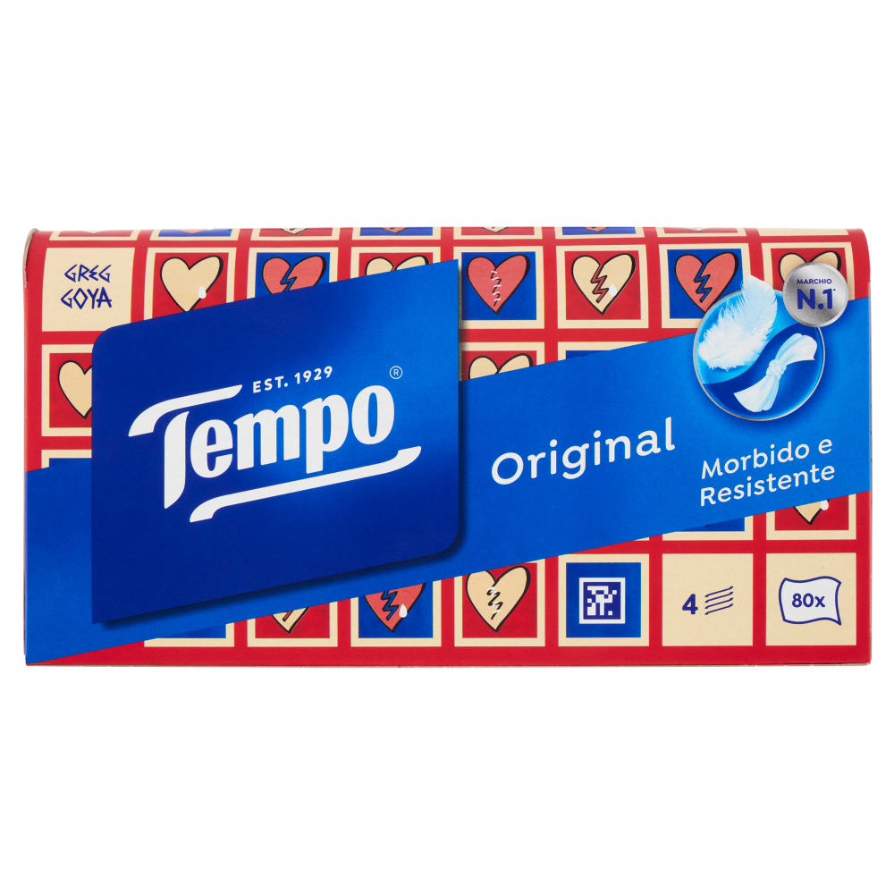 Tempo Original Fazzoletti 4 veli 80 pz Box