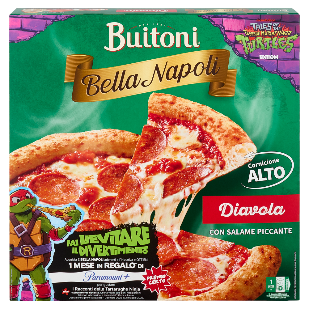 Buitoni Bella Napoli Diavola Pizza surgelata 380g