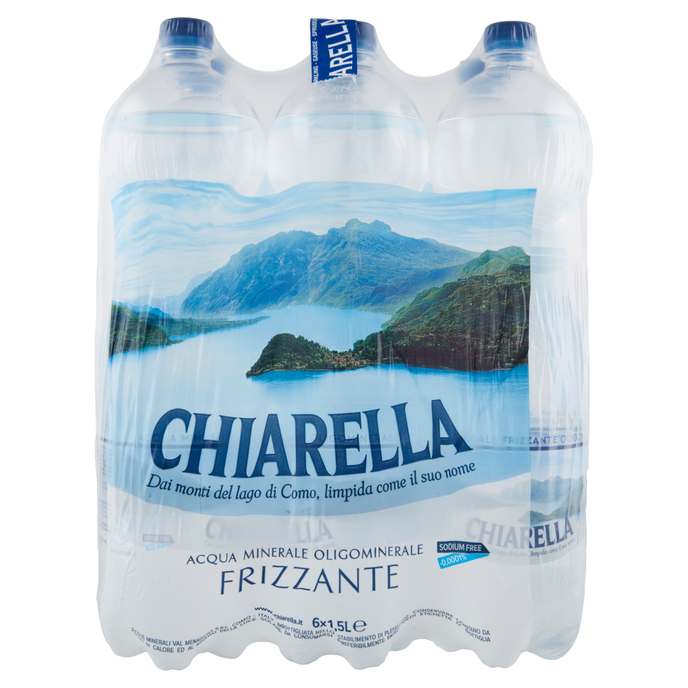 Chiarella Acqua Minerale Frizzante Oligominerale 6 x 1,5 L