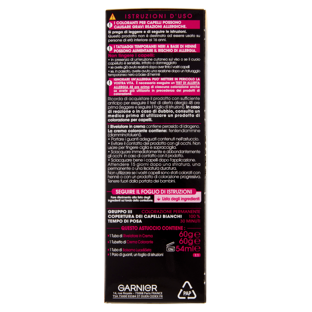 Garnier Olia Tinta Capelli, Senza Ammoniaca, Golden dark 73