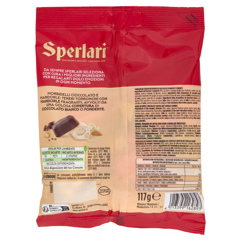 Sperlari Morbidelli Cioccolato e Mandorle 117 g
