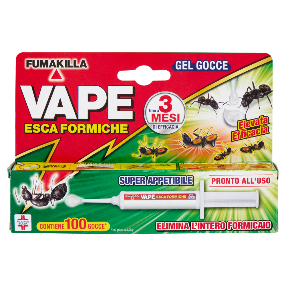 Vape Esca Formiche Gel Gocce 100 x 0,05 g