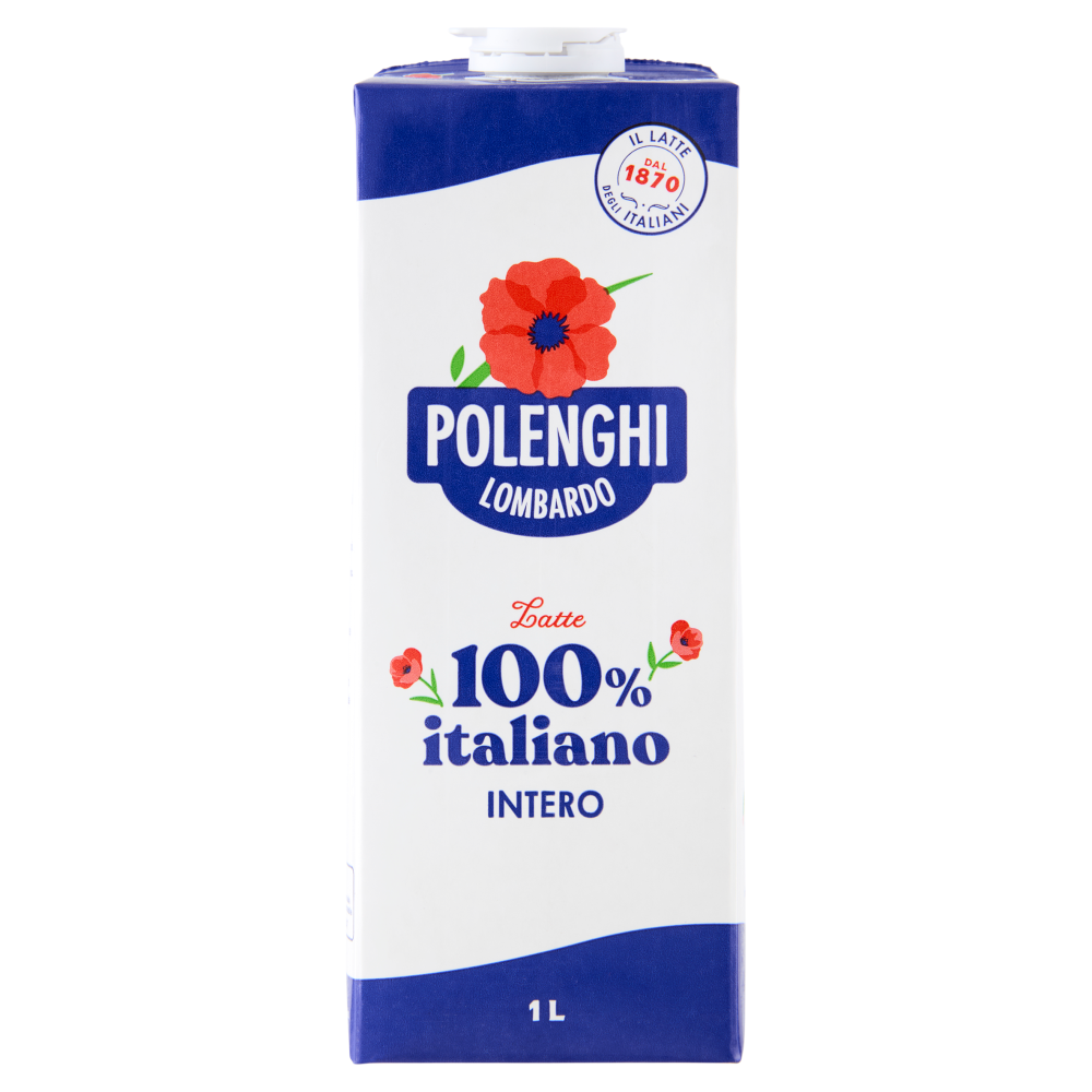 Polenghi Lombardo Latte 100% italiano Intero 1 L