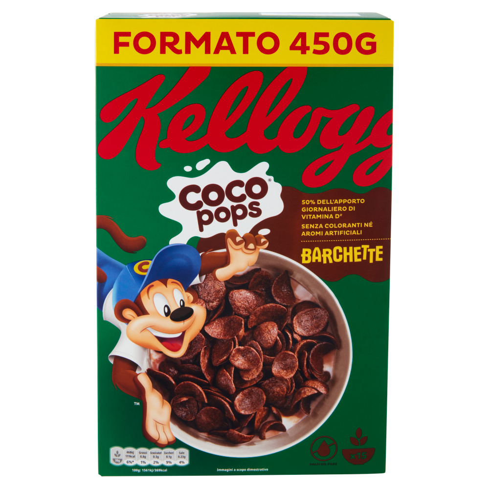 Kellogg's Coco pops Barchette 450 g Carrefour