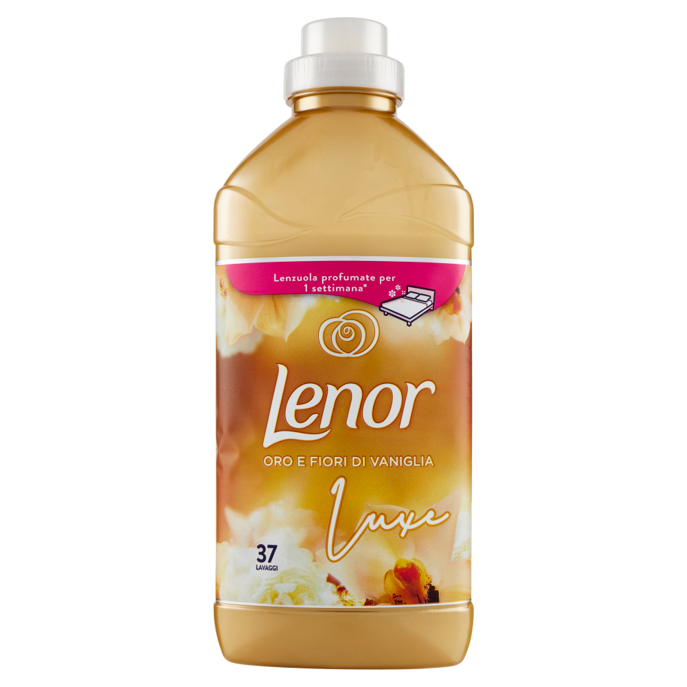Lenor Ammorbidente Bucato 37 Lavaggi Oro e Fiori di Vaniglia, 925 ml
