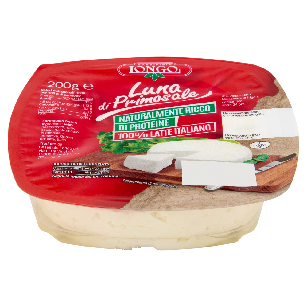 Caseificio Longo Luna di Primosale 200 g