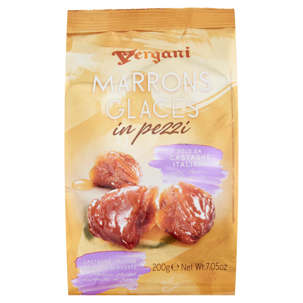 Vergani Marrons Glacés in pezzi 200 g