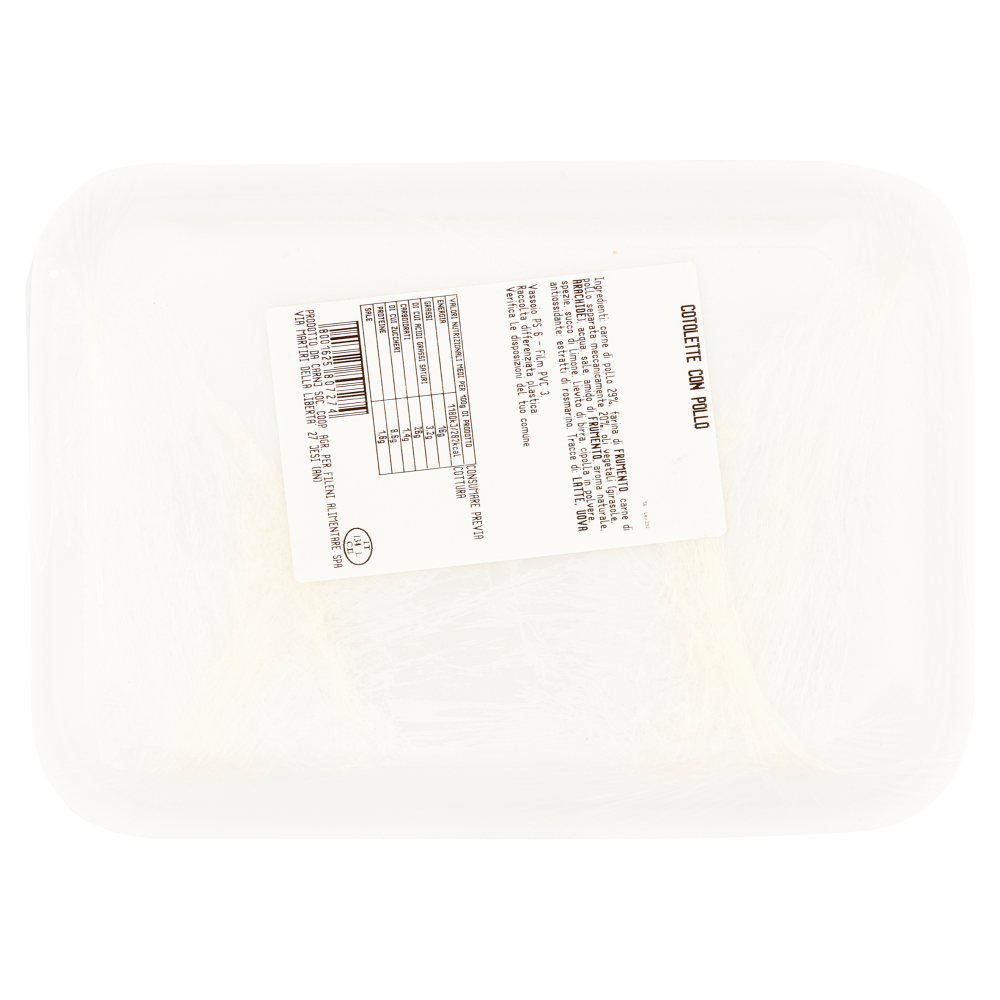 Cotolette di Pollo 0,400 Kg