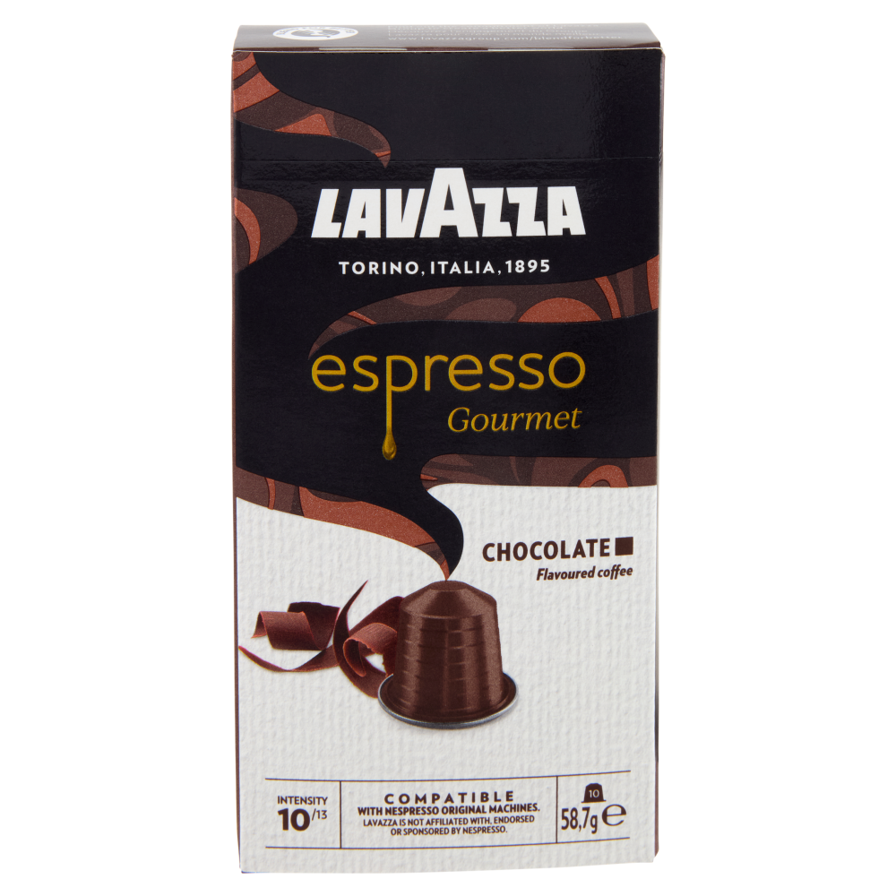Lavazza espresso Gourmet Chocolate Compatible with Nespresso Original Machines 10 Capsule 58,7 g