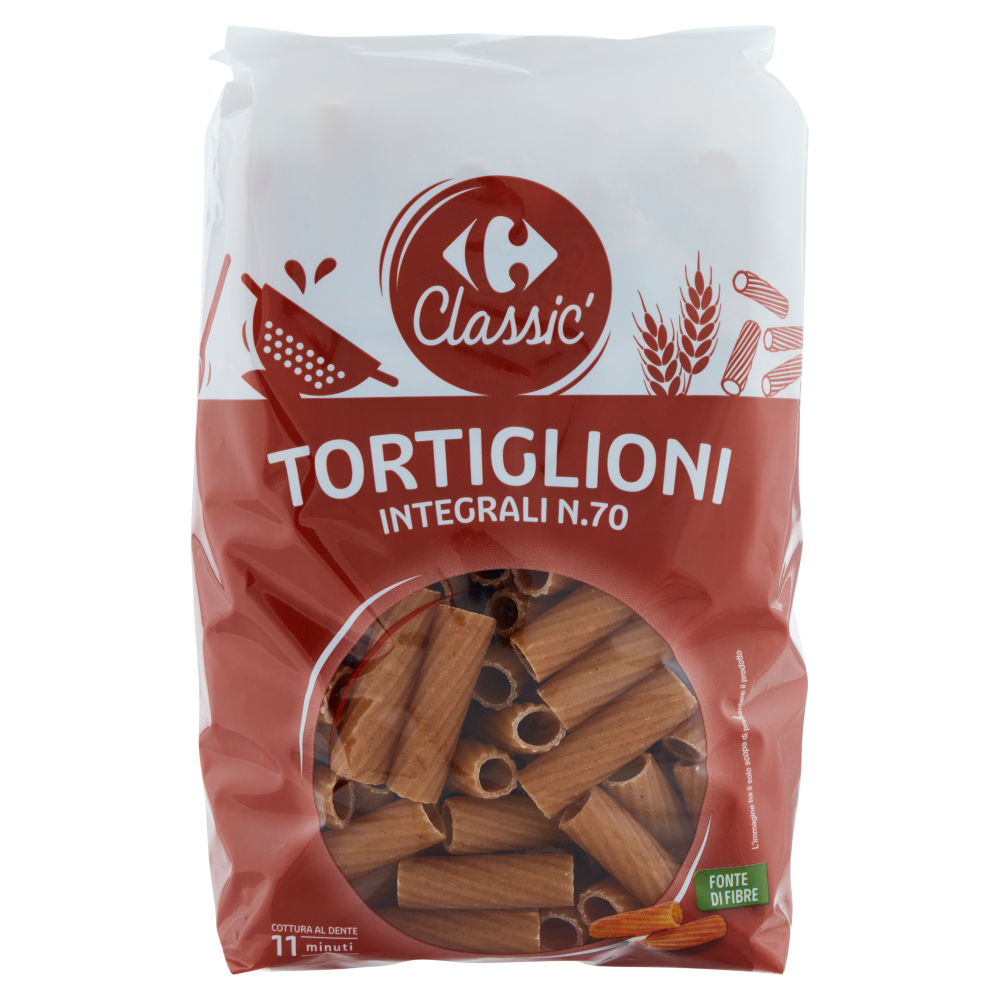 Carrefour Classic Tortiglioni Integrali N.70 500 g