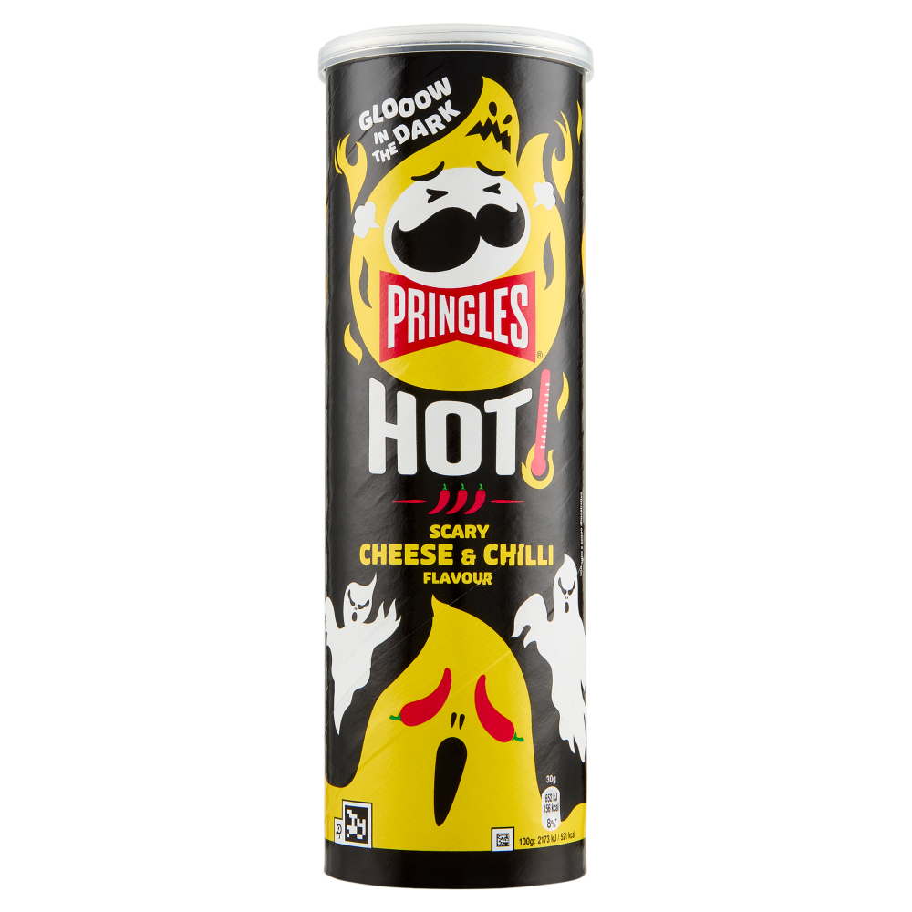 Pringles Hot Scary Cheese & Chilli Flavour 160 g