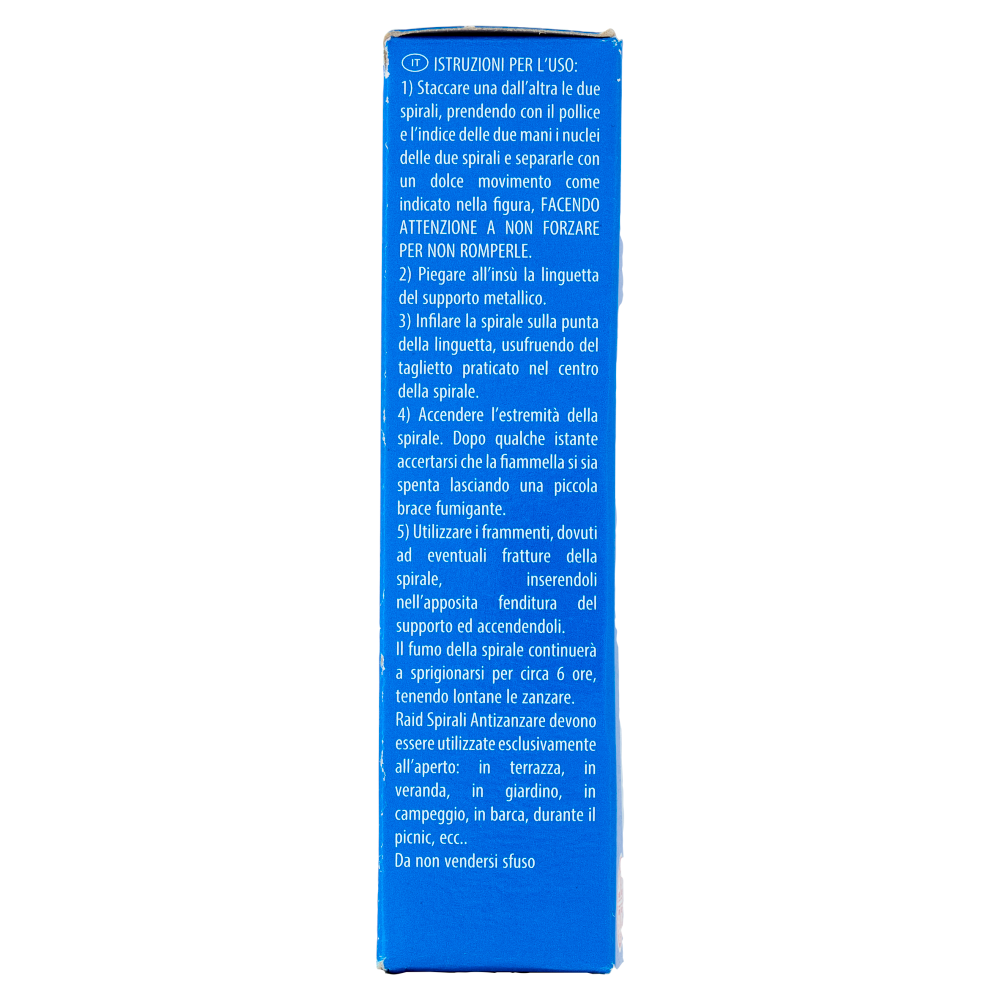 Raid Spirali Antizanzare, 10 Spirali Antizanzare + 1 Supporto metallico