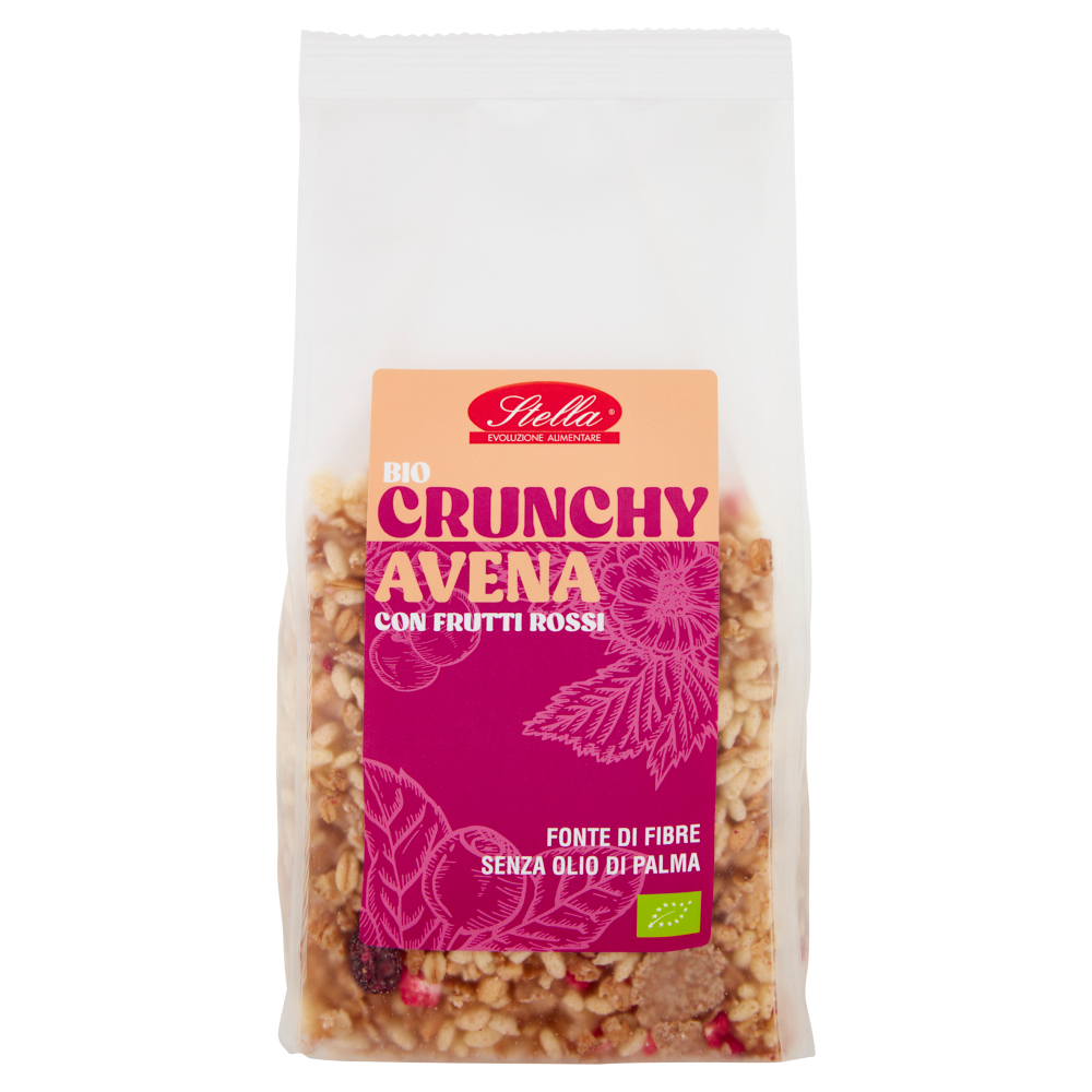 Stella Crunchy Avena con Frutti Rossi Bio 375 g
