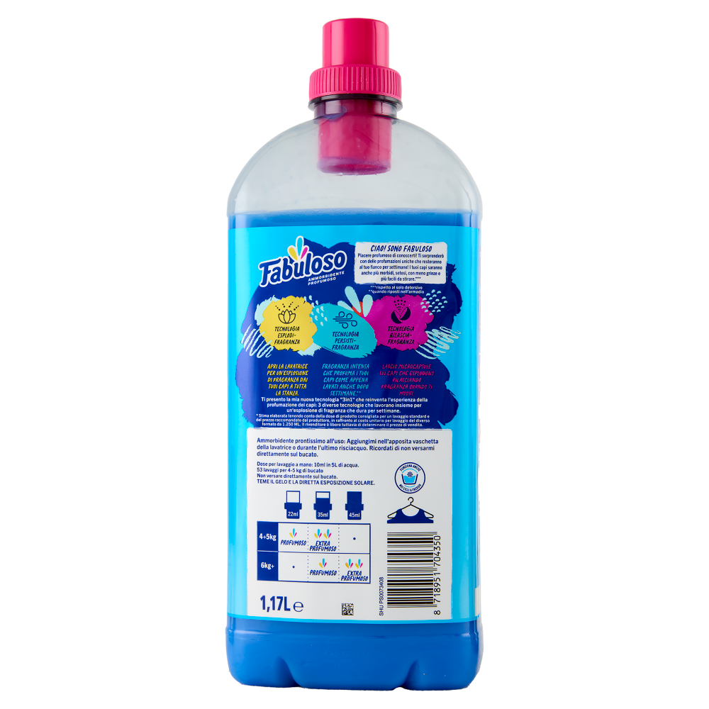 Fabuloso ammorbidente concentrato profumato Fresco Mattino 1,17L