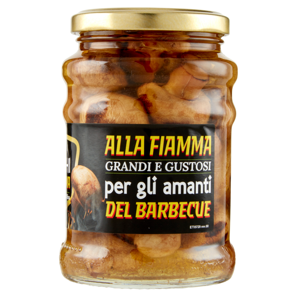 Berni Funghi alla Fiamma con Olio Extra Vergine di Oliva 350 g