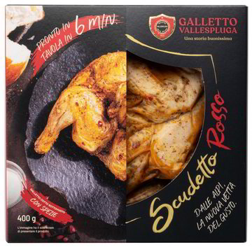 Vallespluga Galletto a Met&agrave; Speziato Cotto