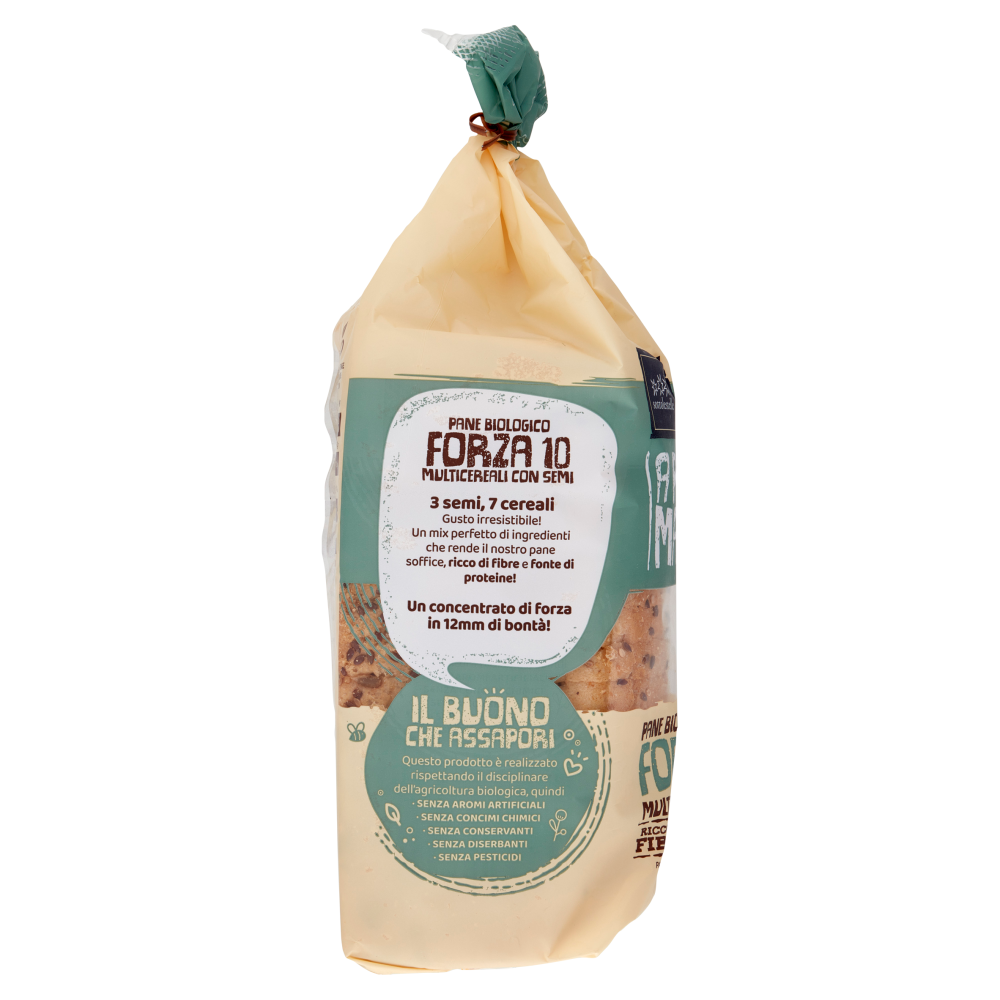 YukyBio A Pasta Madre Pane Biologico Forza 10 Multicereali con Semi 400 g