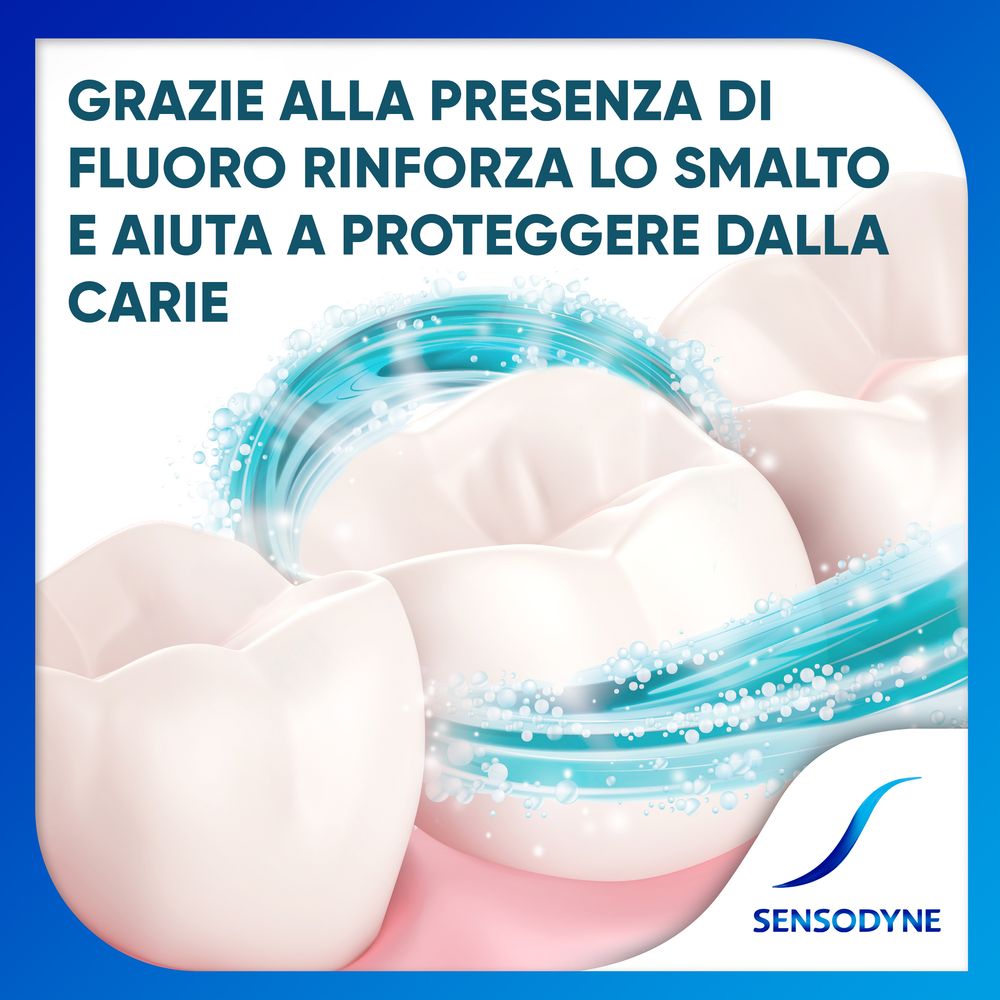  Sensodyne Dentifricio Fresh Cleaning con Tripla Azione di Pulizia, 75 ml