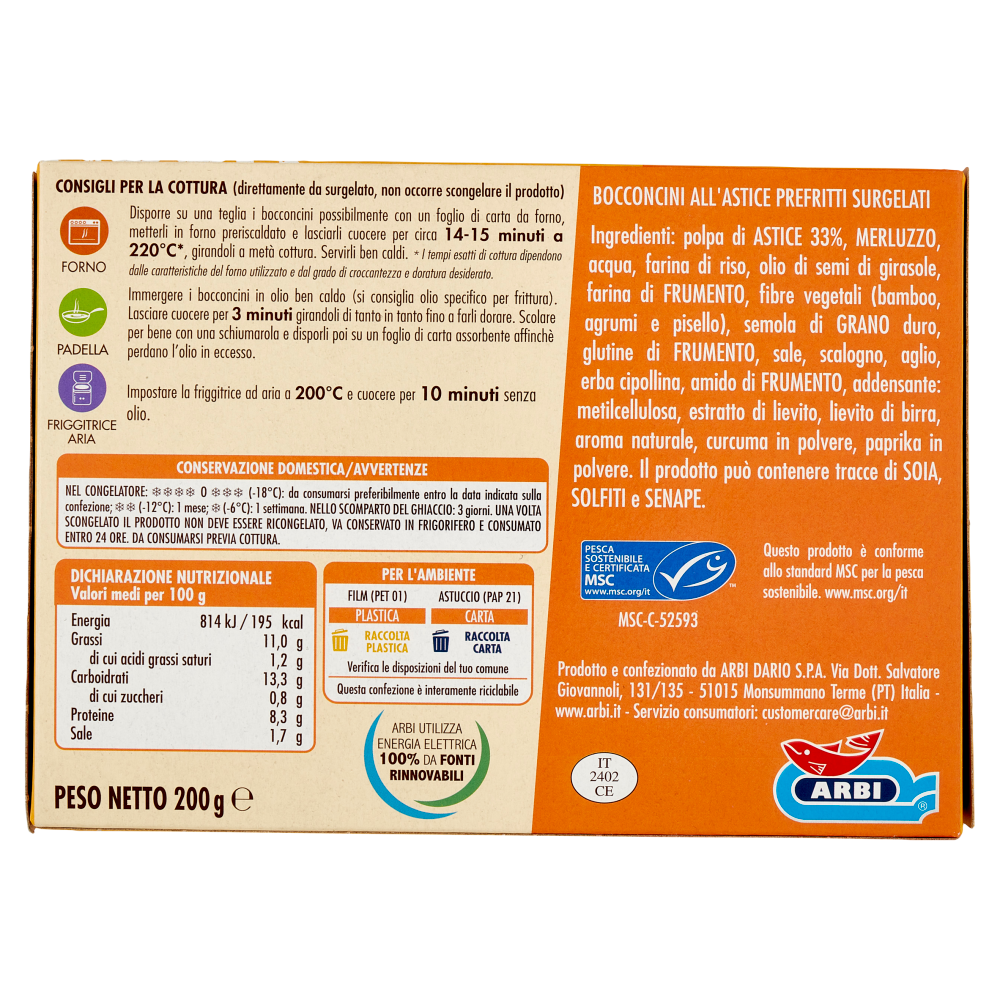 Arbi Happy Hour Bocconcini all'Astice 200 g