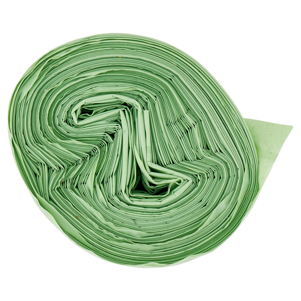 Domopak Spazzy Antiforo Profumati con Manici 28 lt Pattumiera Media 52x54 cm Mela Verde 15 pz