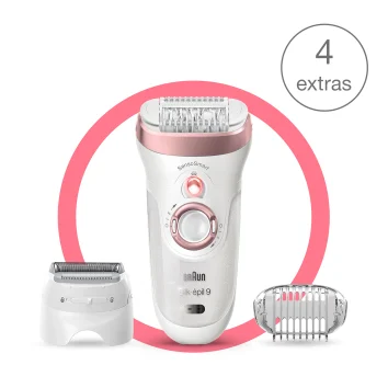 Braun Silk-&eacute;pil 9 720 40 pinzette Rosa, Bianco