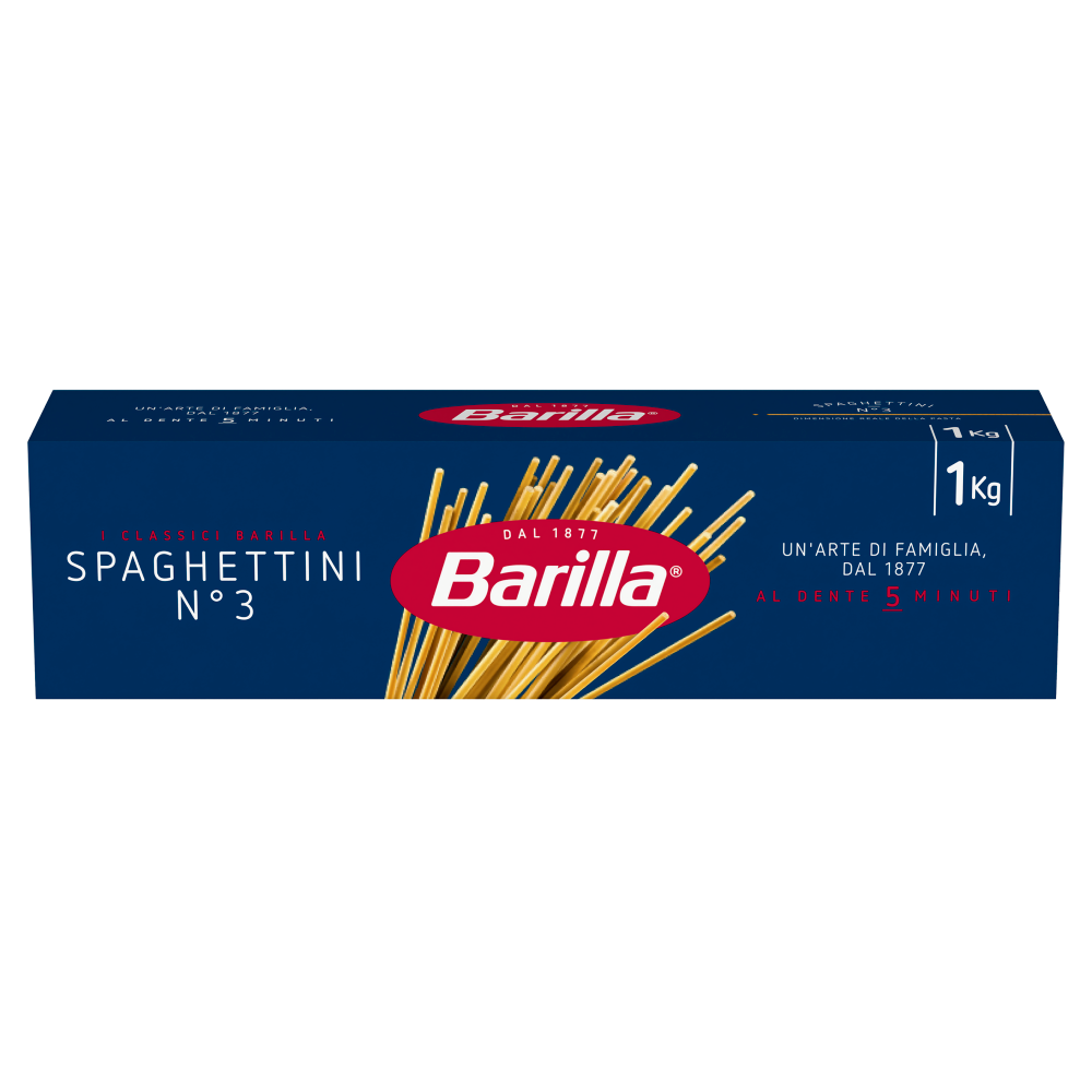Barilla Pasta Spaghettini n.3 1Kg