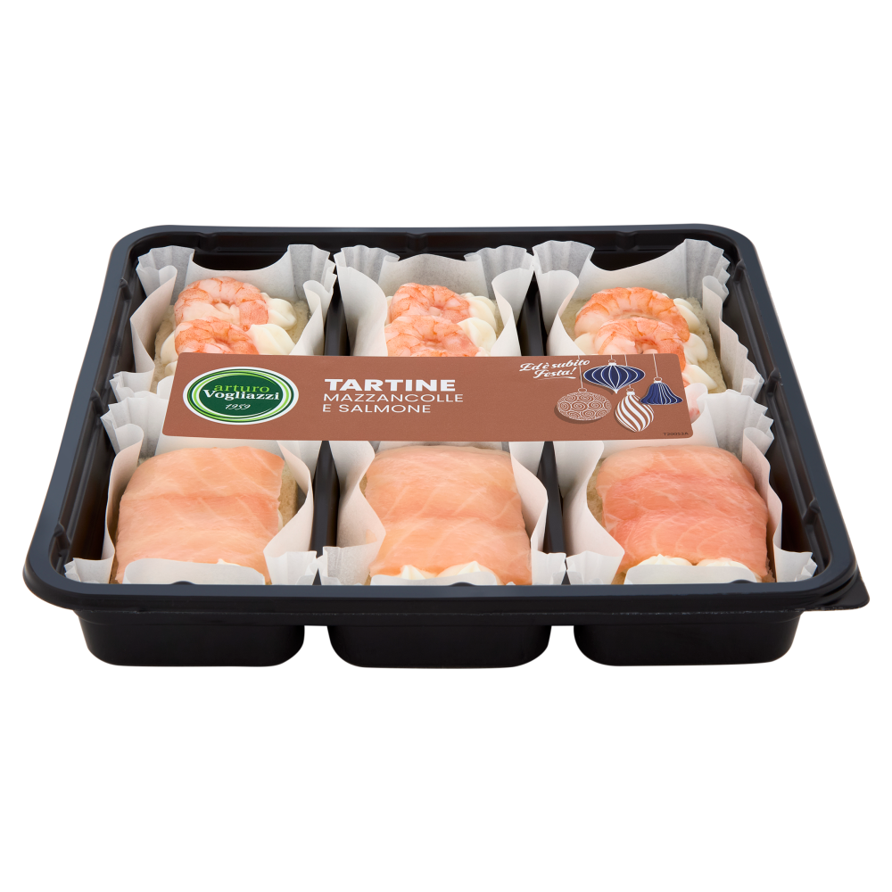 arturo Vogliazzi Tartine Mazzancolle e Salmone 240 g