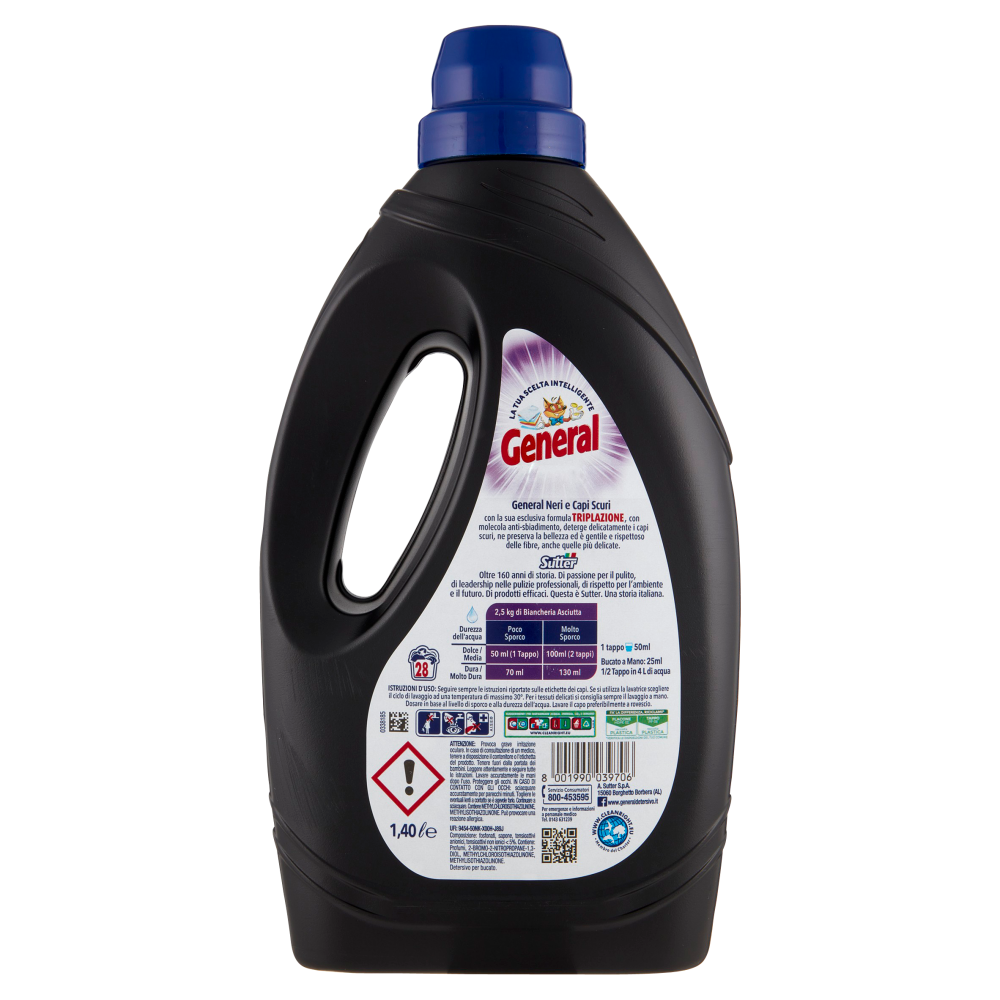 General Neri e Capi scuri 1,40 l